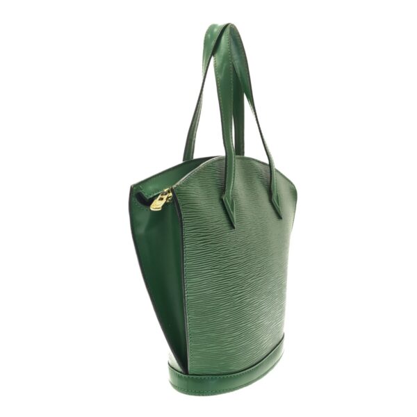 37485463 2 Louis Vuitton Saint Jacques Handbag Borneo Green Leather