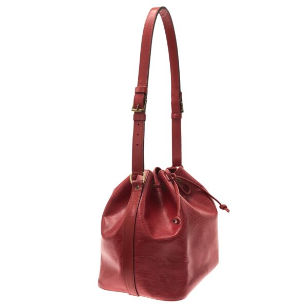 37485465 2 Louis Vuitton Petit Noe Shoulder Bag Castilian Red Leather