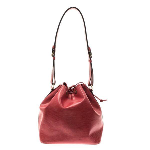 37485465 3 Louis Vuitton Petit Noe Shoulder Bag Castilian Red Leather