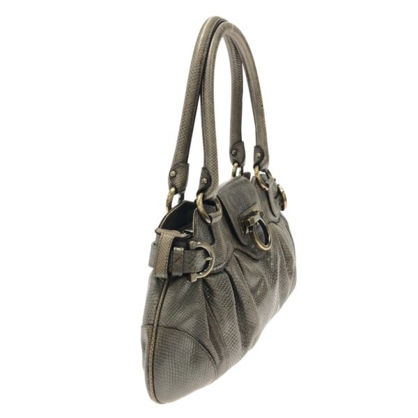 37485489 2 Salvatore Ferragamo Marissa Handbag Lizard Gray