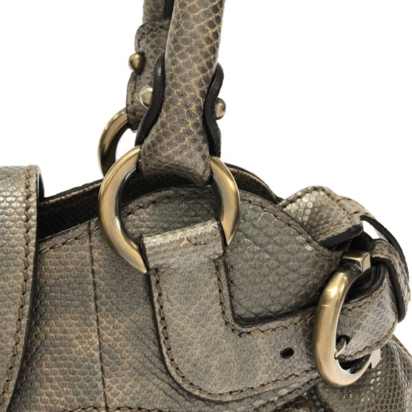 37485489 9 Salvatore Ferragamo Marissa Handbag Lizard Gray