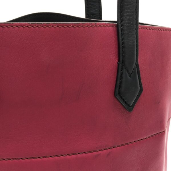 37489546 11 Fendi All in Shopping Tote Bag Leather Bordeaux Black