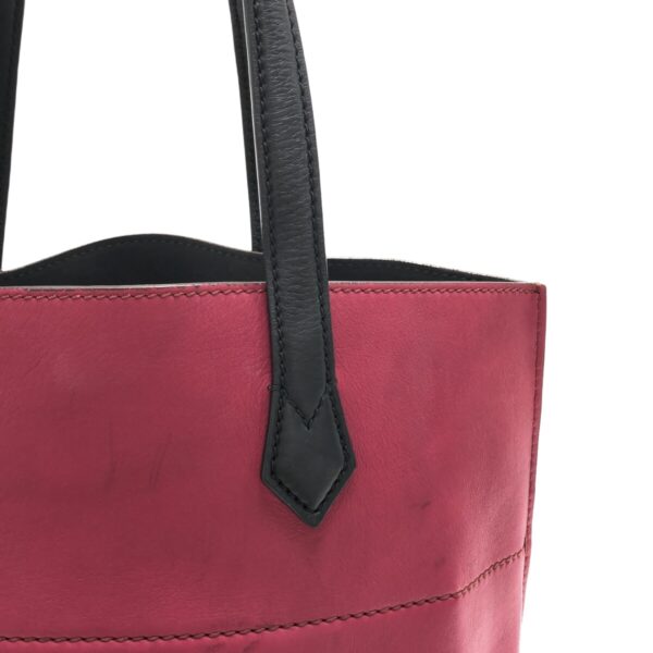 37489546 9 Fendi All in Shopping Tote Bag Leather Bordeaux Black