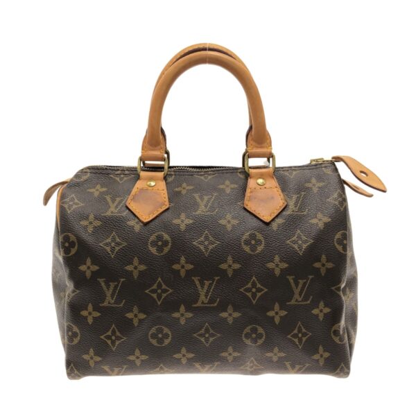 37489561 1 Louis Vuitton Speedy 25 Handbag Martier Engraved Monogram Canvas