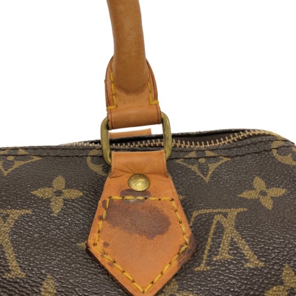 37489561 10 Louis Vuitton Speedy 25 Handbag Martier Engraved Monogram Canvas