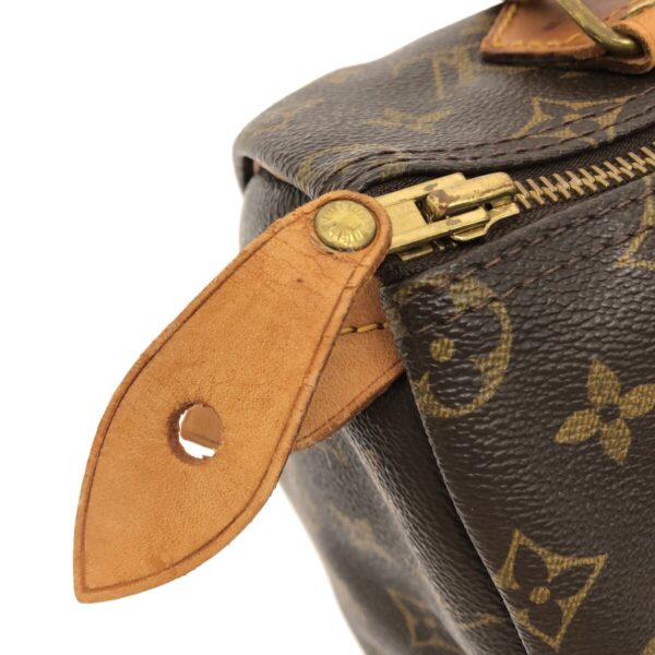 37489561 11 Louis Vuitton Speedy 25 Handbag Martier Engraved Monogram Canvas