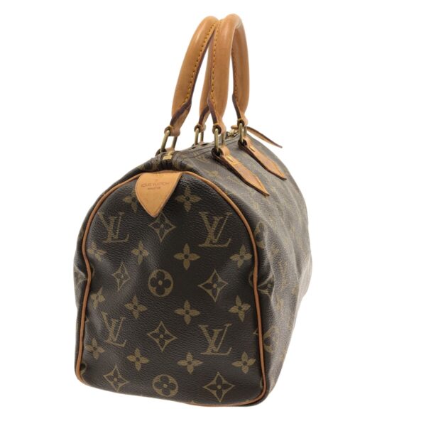 37489561 2 Louis Vuitton Speedy 25 Handbag Martier Engraved Monogram Canvas