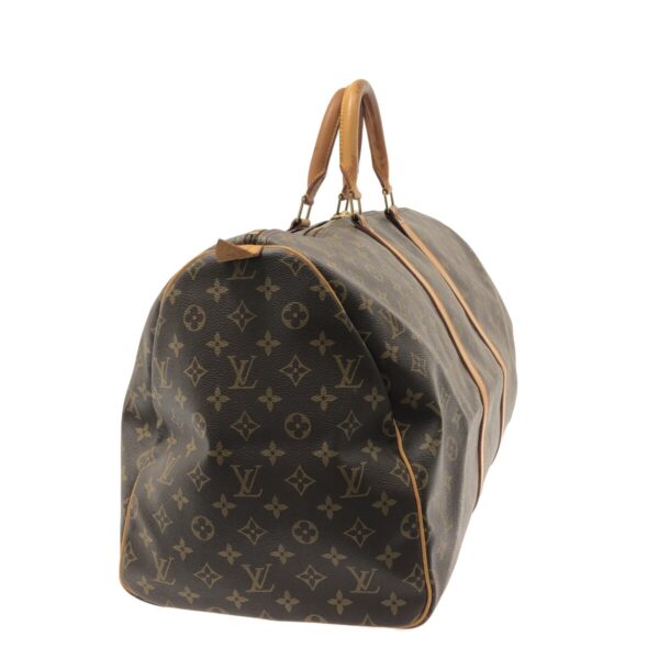 37497385 2 Louis Vuitton Keepall 55 Bag Monogram Canvas