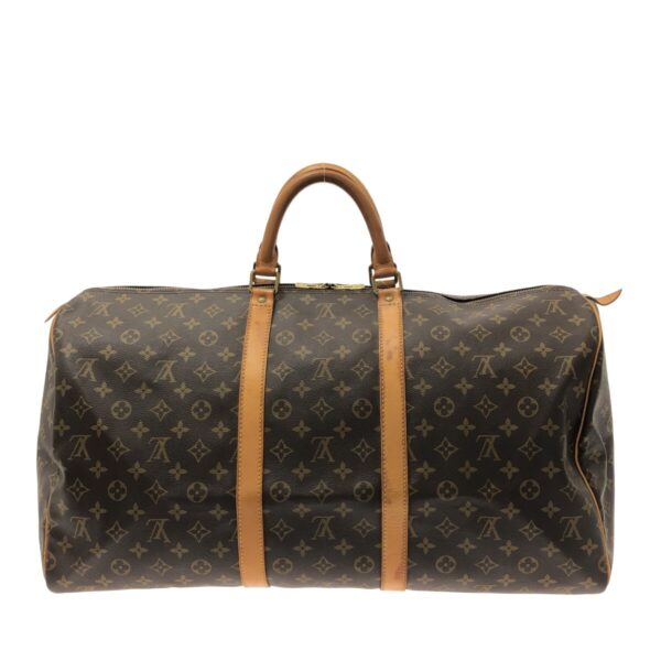 37497385 3 Louis Vuitton Keepall 55 Bag Monogram Canvas