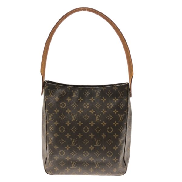 37497966 1 Louis Vuitton Looping Shoulder Bag Monogram Canvas