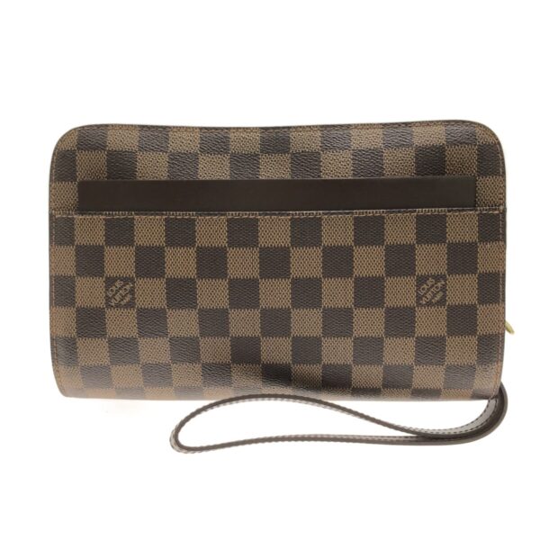 37498541 1 Louis Vuitton Saint Louis Shoulder Bag Damier Ebene Canvas