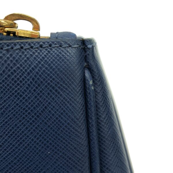 37583167 12 Prada Galleria Medium Bag Handbag Leather Navy