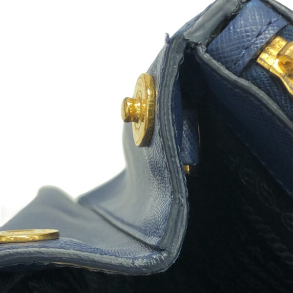 37583167 13 Prada Galleria Medium Bag Handbag Leather Navy