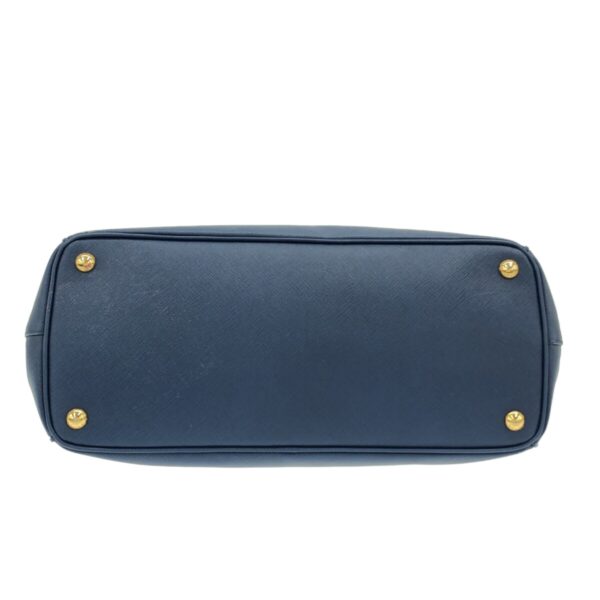 37583167 4 Prada Galleria Medium Bag Handbag Leather Navy