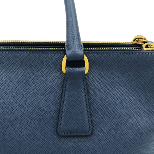 37583167 9 Prada Galleria Medium Bag Handbag Leather Navy