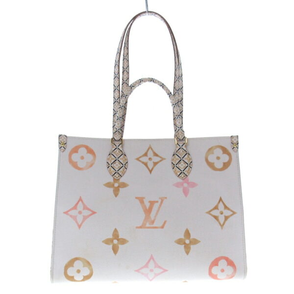 37588764 1 Louis Vuitton On The Go MM Tote Bag Monogram Beige