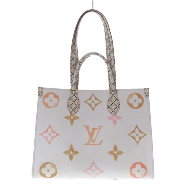 37588764 3 Louis Vuitton On The Go MM Tote Bag Monogram Beige