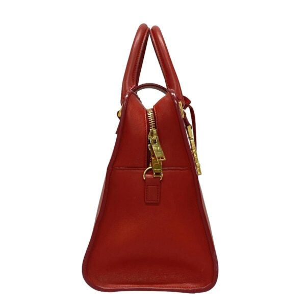 37602827 2 Saint Laurent Paris Cabas Monogram Handbag Leather Red