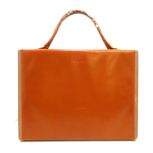 37611968 1 Loewe Business Bag Without Lock Brown Leather