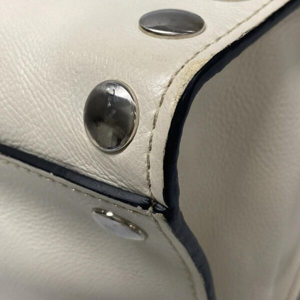 37626800 7 Prada Handbag Studded Leather Ivory