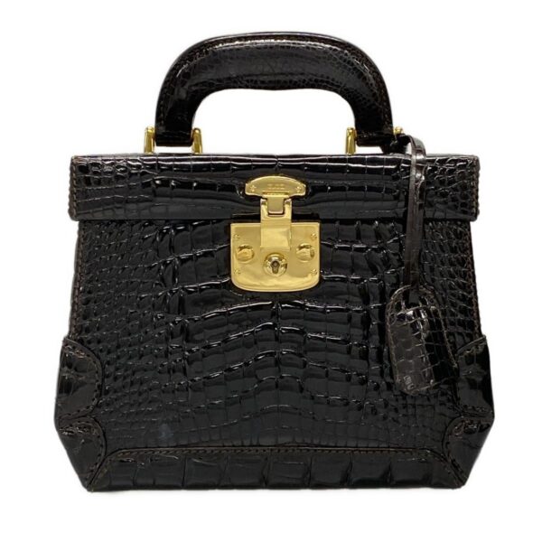 37628849 1 Gucci Ladylock Vanity Bag Brown