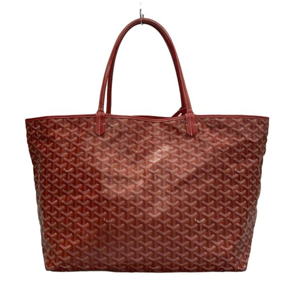 37628851 3 Goyard Saint Louis GM Tote Bag Red White Multi Leather