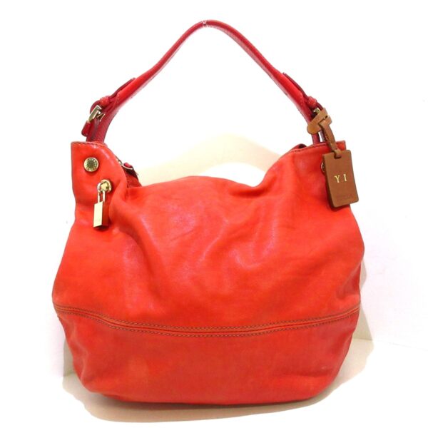 37674772 1 Furla Handbag Leather Red Brown