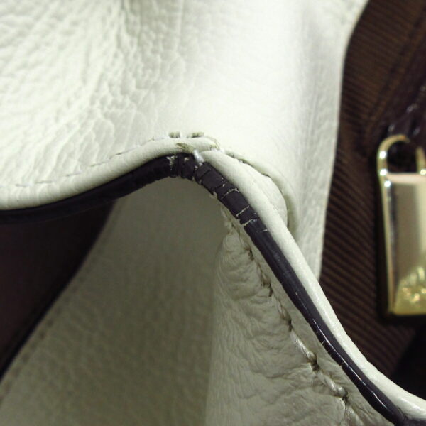 37674959 11 Furla Handbag Leather Brown Ivory Black