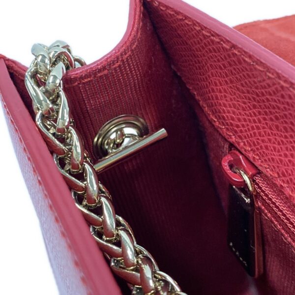 37675962 15 Furla Metropolis Shoulder Bag Chain Shoulder Leather Red