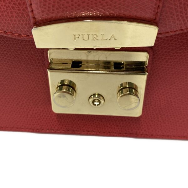 37675962 16 Furla Metropolis Shoulder Bag Chain Shoulder Leather Red