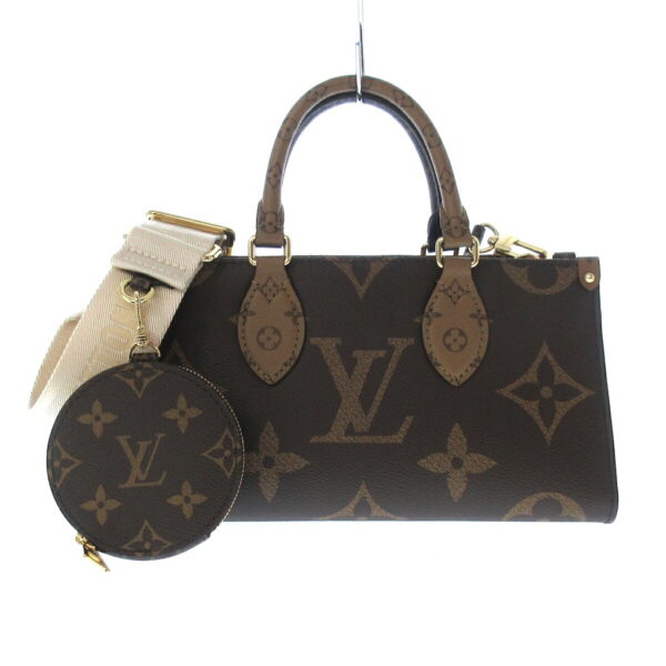 37696749 1 Louis Vuitton On The Go EW Handbag Monogram Reverse Canvas