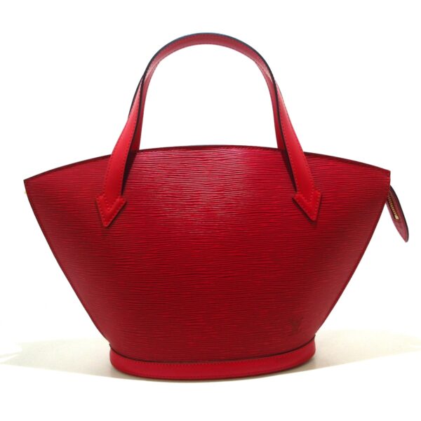 37785061 1 Louis Vuitton Saint Jacques Handbag Leather Castilian Red