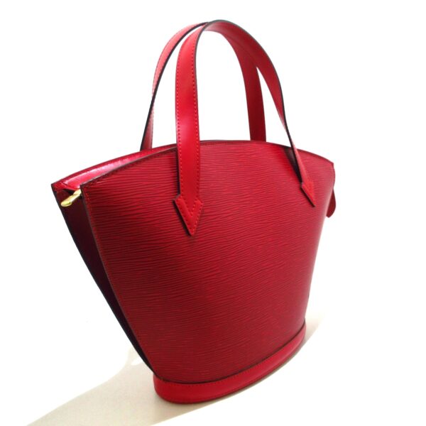 37785061 2 Louis Vuitton Saint Jacques Handbag Leather Castilian Red