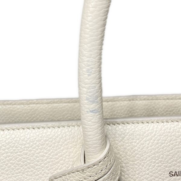 37790433 20 Saint Laurent Paris Sac de Jour Baby Handbag Leather White