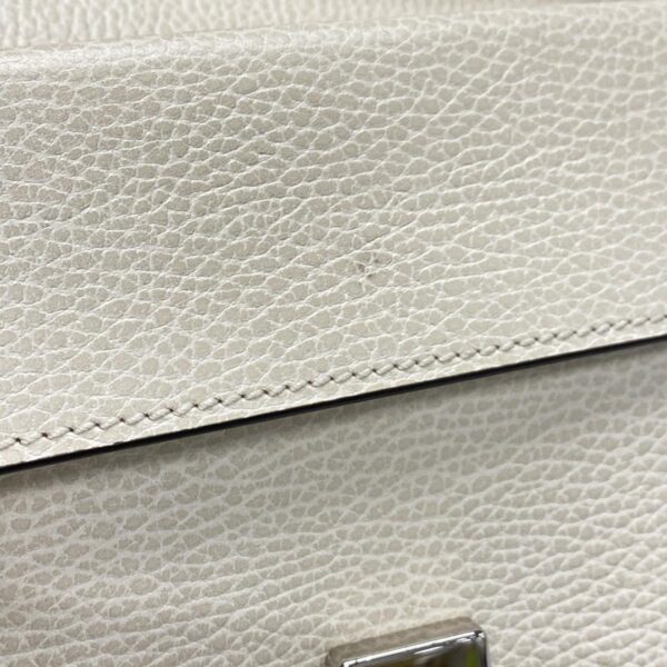 37791398 19 Gucci Dionysus Chain Shoulder Double Flap Bag Leather White