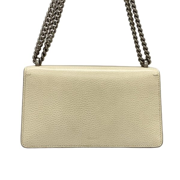 37791398 3 Gucci Dionysus Chain Shoulder Double Flap Bag Leather White