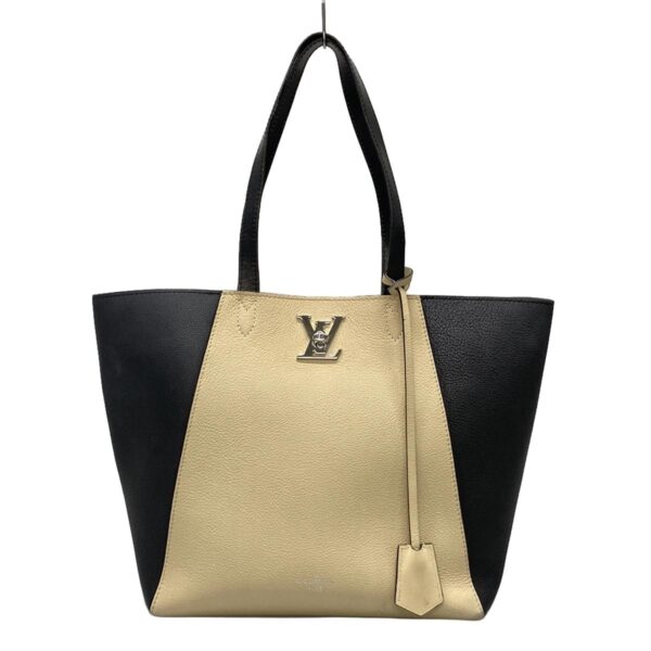 37791426 1 Louis Vuitton Lock Me Hippo Tote Bag Vanille Noir