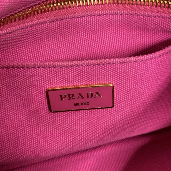 37791902 12 Prada Canapa Tote Bag Canvas Pink