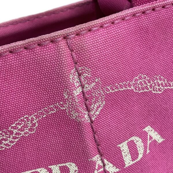 37791902 20 Prada Canapa Tote Bag Canvas Pink