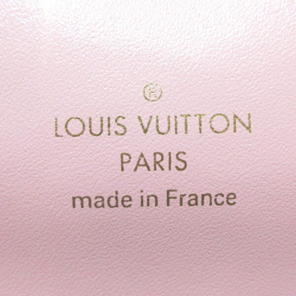 37791928 5 Louis Vuitton Portefeuille Flor Chain Wallet Rose Ballerine