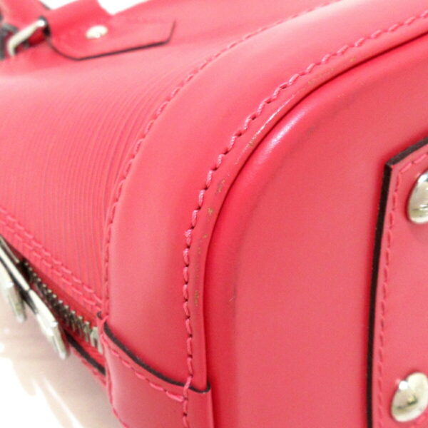 37793046 5 Louis Vuitton Alma BB Handbag Epi Leather Hot Pink