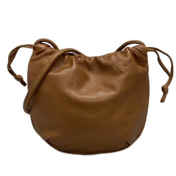 37798912 1 Loewe Shoulder Bag Drawstring Brown Leather