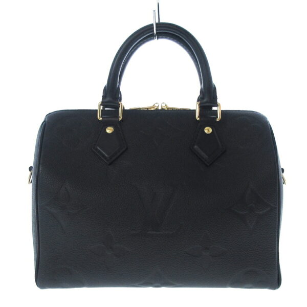 37816270 1 Louis Vuitton Speedy Bandouliere 25 Handbag Empreinte Noir Black