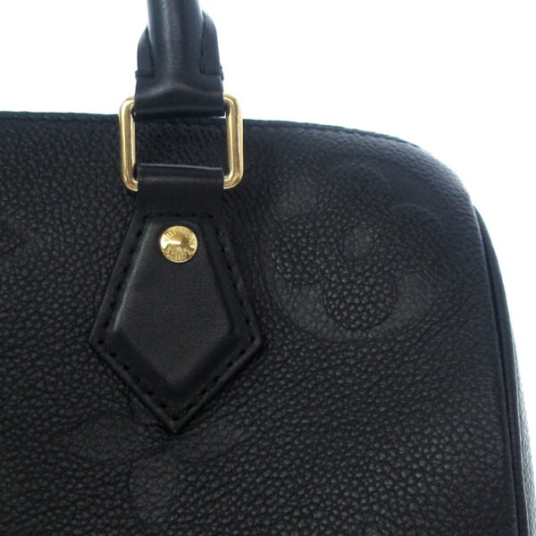 37816270 14 Louis Vuitton Speedy Bandouliere 25 Handbag Empreinte Noir Black