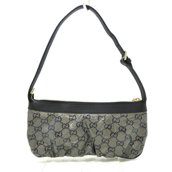 37817742 3 Gucci Interlocking G Handbag Leather Gray Black