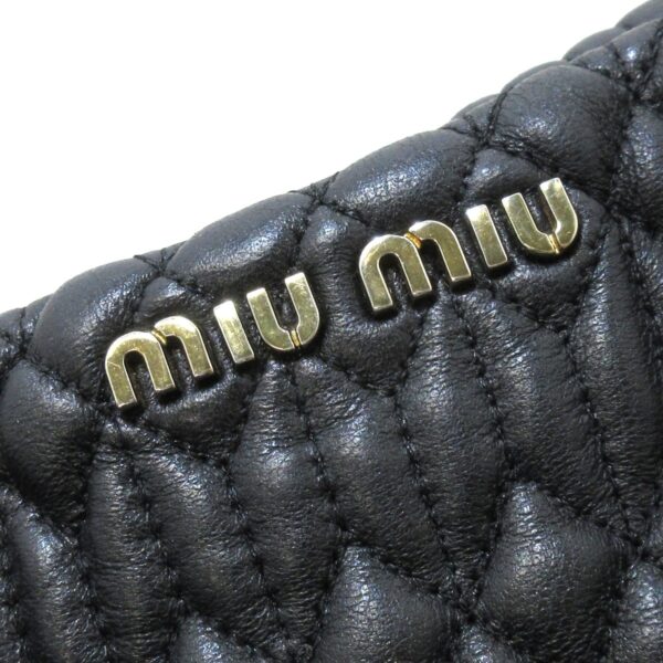 37822010 15 Miu Miu Matelasse Tote Bag Black Leather