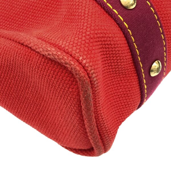 37824727 5 Louis Vuitton Hippo MM Tote Bag Canvas Leather Rouge