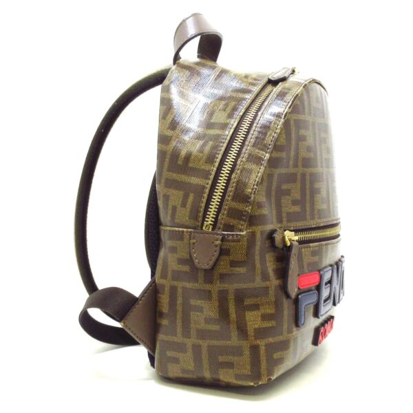 37844799 2 Fendi Fendimania Rucksack FILA Collaboration Leather Brown Multi