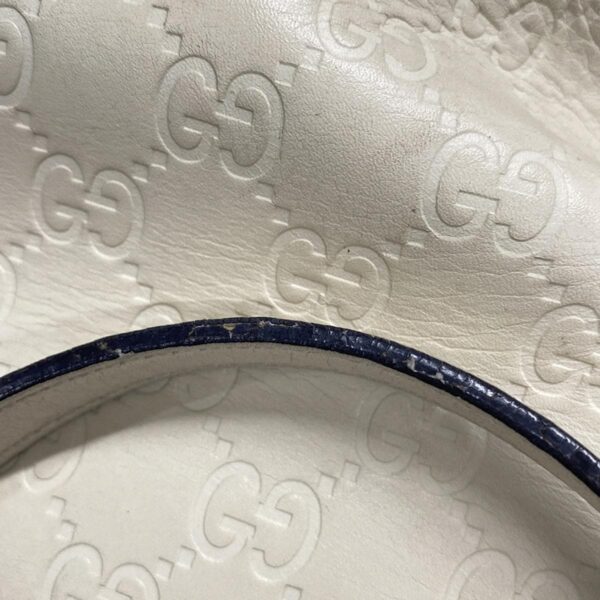 37856478 19 Gucci Soft Gucci Chain Shoulder Bag Leather White