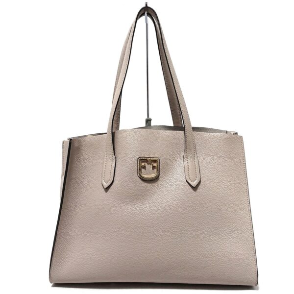 37866499 1 Furla Luce Shoulder Bag Leather Beige